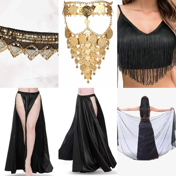 Dresses | Bellydancing Set Women Costume Black And Gold Halloween Dress Sexy | Poshmark Dresses | Bellydancing Set Women Costume Black And Gold Halloween Dress Sexy | Poshmark